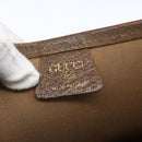 GUCCI GG Plus Supreme Web Sherry Line Tote Bag PVC Beige Red Green Auth bs32982-10