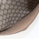 GUCCI GG Plus Supreme Web Sherry Line Tote Bag PVC Beige Red Green Auth bs32982-12