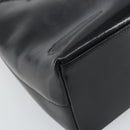 GUCCI Bamboo Hand Bag Patent leather Silver Black 001 1998 3008 Auth bs32983-15