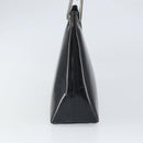 GUCCI Bamboo Hand Bag Patent leather Silver Black 001 1998 3008 Auth bs32983-4