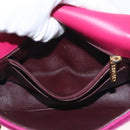 CHANEL Matelasse Chain Shoulder Bag Cotton Pink Gold CC Auth bs32986-25