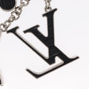 LOUIS VUITTON Bijusac Fleur Deux Charm metal Silver M65084 LV Auth bs32992-8