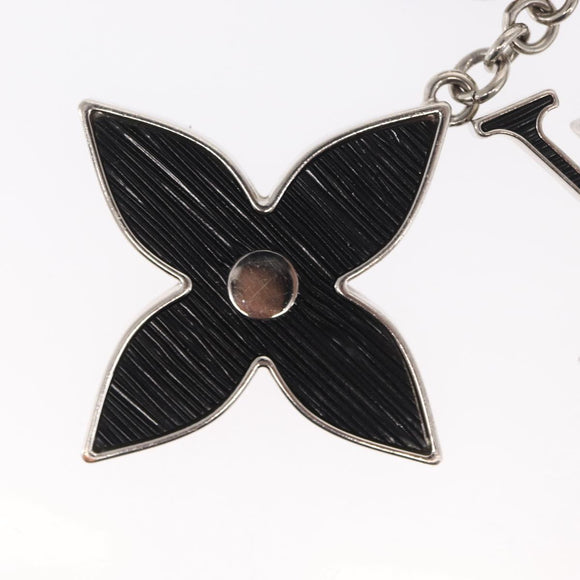 LOUIS VUITTON Bijusac Fleur Deux Charm metal Silver M65084 LV Auth bs32992