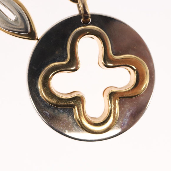 LOUIS VUITTON Porte Cles Ansolence Charm metal Silver M66133 LV Auth bs32993