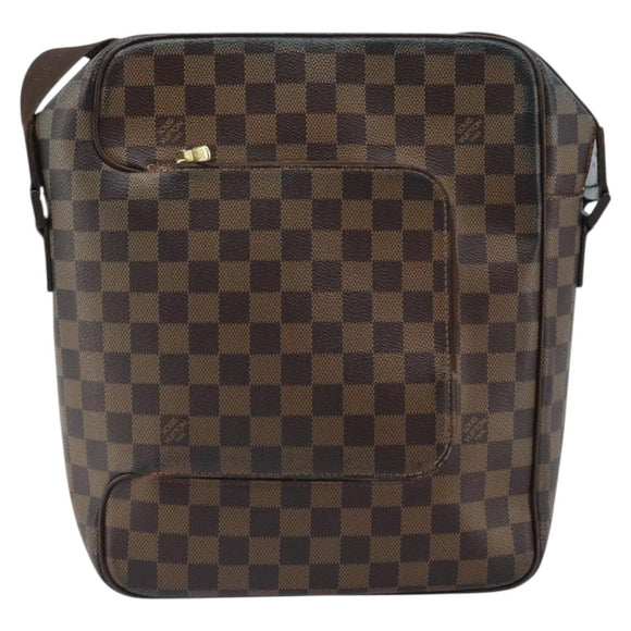 LOUIS VUITTON Damier Ebene Olaf GM Shoulder Bag N41440 LV Auth bs32996