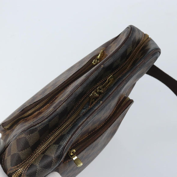 LOUIS VUITTON Damier Ebene Olaf GM Shoulder Bag N41440 LV Auth bs32996