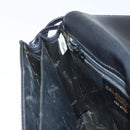 GIVENCHY Shoulder Bag Leather Black Gold Auth bs32997-19