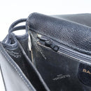 GIVENCHY Shoulder Bag Leather Black Gold Auth bs32997-20