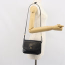 GIVENCHY Shoulder Bag Leather Black Gold Auth bs32997-23