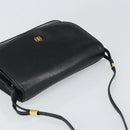 GIVENCHY Shoulder Bag Leather Black Gold Auth bs32997-6