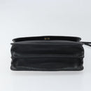 GIVENCHY Shoulder Bag Leather Black Gold Auth bs32997-9