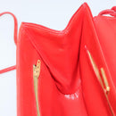 GIVENCHY Shoulder Bag Leather Red Gold Auth bs32998-20