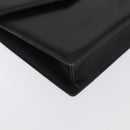 BALLY Shoulder Bag Leather Black Gold Auth bs33000-9