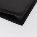 BALLY Shoulder Bag Leather Black Gold Auth bs33000-15