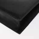 BALLY Shoulder Bag Leather Black Gold Auth bs33000-16