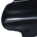 BALLY Shoulder Bag Leather Black Gold Auth bs33000-10