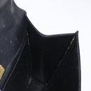 BALLY Shoulder Bag Leather Black Gold Auth bs33000-20