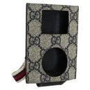 GUCCI GG Supreme Ipod Case Sherry Line Umhängetasche PVC Marine Rot Auth bs33002-1
