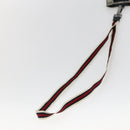 GUCCI GG Supreme Ipod Case Sherry Line Umhängetasche PVC Marine Rot Auth bs33002-12