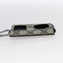 GUCCI GG Supreme Ipod Case Sherry Line Umhängetasche PVC Marine Rot Auth bs33002-4