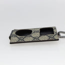 GUCCI GG Supreme Ipod Case Sherry Line Umhängetasche PVC Marine Rot Auth bs33002-5