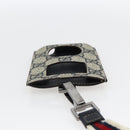 GUCCI GG Supreme Ipod Case Sherry Line Umhängetasche PVC Marine Rot Auth bs33002-6