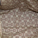 GUCCI GG Canvas Sherry Line Tote Bag Beige Gold pink 139260 Auth bs33004-11