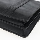 Gianni Versace Hand Bag Leather Black Gold Auth bs33005-15