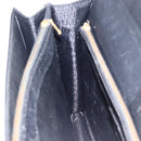 Gianni Versace Hand Bag Leather Black Gold Auth bs33005-19