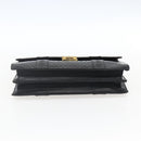 Gianni Versace Hand Bag Leather Black Gold Auth bs33005-5