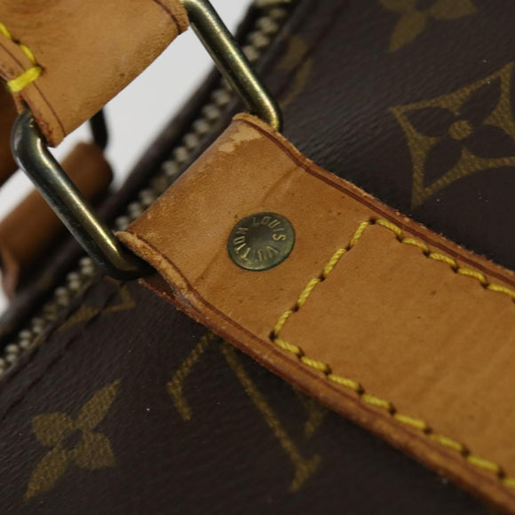 LOUIS VUITTON Monogram Keepall Bandouliere 55 Boston Bag M41414 LV Auth bs33008