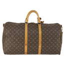 LOUIS VUITTON Monogram Keepall Bandouliere 55 Boston Bag M41414 LV Auth bs33008-2