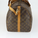 LOUIS VUITTON Monogram Keepall Bandouliere 55 Boston Bag M41414 LV Auth bs33008-4
