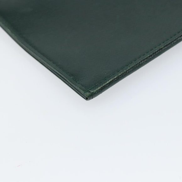 LOUIS VUITTON Taiga Posh Papier Clutch Bag Epicea M64338 LV Auth bs33012