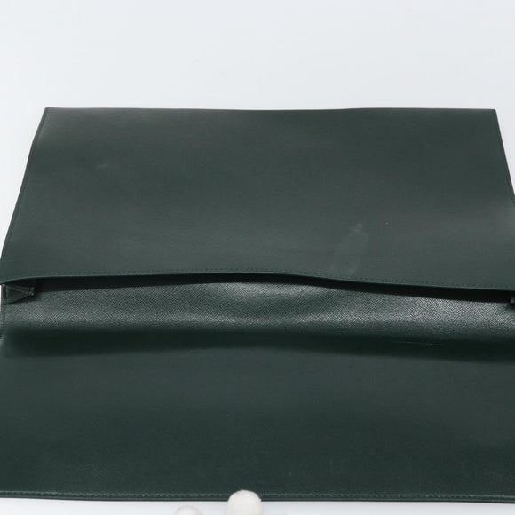 LOUIS VUITTON Taiga Posh Papier Clutch Bag Epicea M64338 LV Auth bs33012