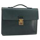 LOUIS VUITTON Taiga Serviette Kourad Business Bag Epicea T16786 LV Auth bs33013-1