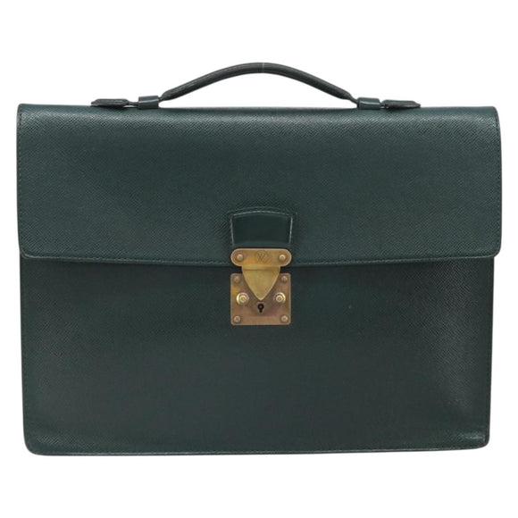 LOUIS VUITTON Taiga Serviette Kourad Business Bag Epicea T16786 LV Auth bs33013