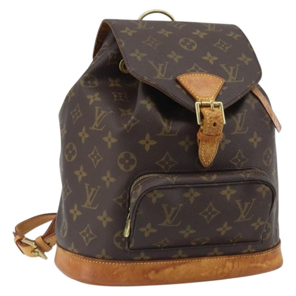 LOUIS VUITTON Monogram Montsouris MM Backpack M51136 LV Auth bs33016