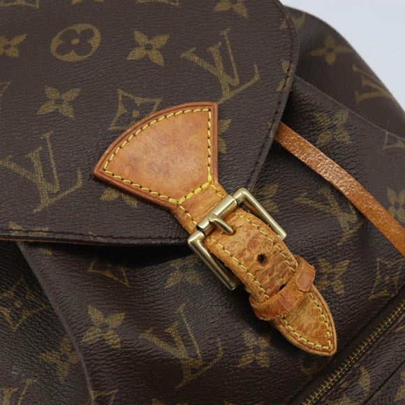 LOUIS VUITTON Monogram Montsouris MM Backpack M51136 LV Auth bs33016