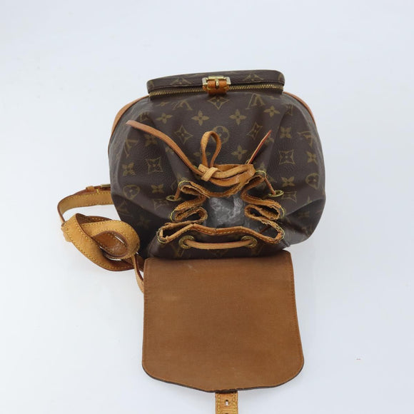 LOUIS VUITTON Monogram Montsouris MM Backpack M51136 LV Auth bs33016