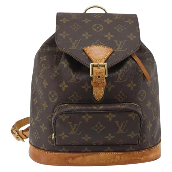 LOUIS VUITTON Monogram Montsouris MM Backpack M51136 LV Auth bs33016