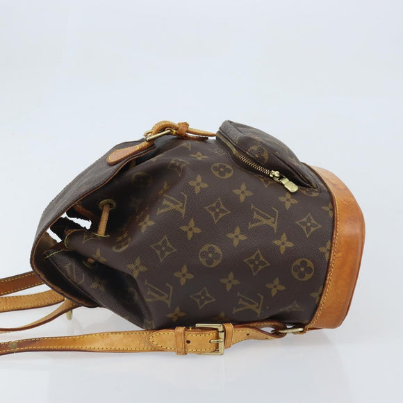 LOUIS VUITTON Monogram Montsouris MM Backpack M51136 LV Auth bs33016