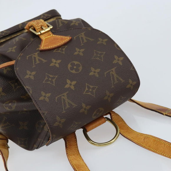 LOUIS VUITTON Monogram Montsouris MM Backpack M51136 LV Auth bs33016