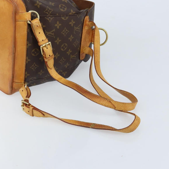 LOUIS VUITTON Monogram Montsouris MM Backpack M51136 LV Auth bs33016