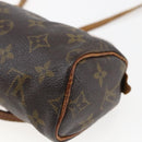 LOUIS VUITTON Monogram Mini Speedy Hand Bag M41534 LV Auth bs33018-14