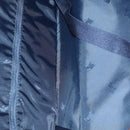 Burberrys Nova Check Carry Case Trunk PVC Leather Navy Gold Auth bs33020-29