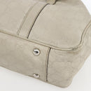 GUCCI GG Canvas Guccissima Tote Bag Leather Beige Gold 232957 Auth bs33021-9