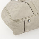 GUCCI GG Canvas Guccissima Tote Bag Leather Beige Gold 232957 Auth bs33021-14