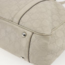 GUCCI GG Canvas Guccissima Tote Bag Leather Beige Gold 232957 Auth bs33021-15