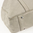 GUCCI GG Canvas Guccissima Tote Bag Leather Beige Gold 232957 Auth bs33021-16